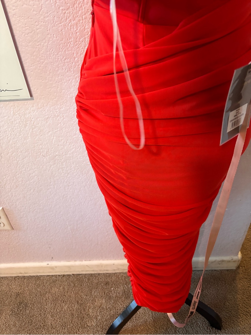 New House of CB red dress size medium plus cup - Picture 4 of 7